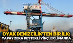 OYAK Denizcilik'ten bir ilk: Yapay zeka destekli vinçler limanda yerini aldı