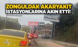 Zonguldak akaryakıt istasyonlarına akın etti!