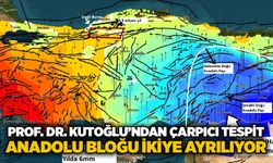 Prof. Dr. Kutoğlu’ndan çarpıcı tespit: Anadolu bloğu ikiye ayrılıyor