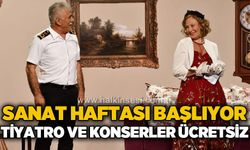 Sanat ve Kültür Haftası başlıyor: Tiyatro ve konserler ücretsiz