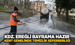 Kdz. Ereğli bayrama hazır: Kent genelinde temizlik seferberliği