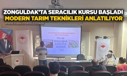 Zonguldak’ta seracılık kursu başladı: Modern tarım teknikleri anlatılıyor