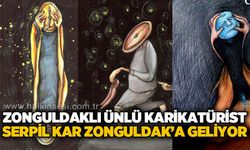 Zonguldaklı Karikatürist Serpil Kar’dan 8 Mart’a özel sergi