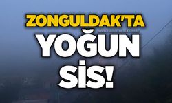 Zonguldak'ta yoğun sis!