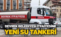 Devrek Belediyesi itfaiyesine yeni su tankeri