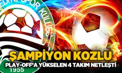 Şampiyon Kozlu, Play-Off’a yükselen 4 takım netleşti…