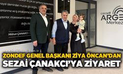 ZONDEF Genel Başkanı Ziya Öncan'dan Sezai Çanakcı'ya anlamlı ziyaret