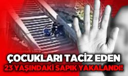 Çocukları t*ciz eden 23 yaşındaki sapık tutuklandı