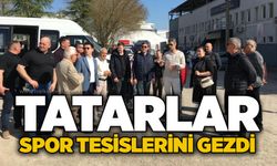 Tatarlar spor tesislerini gezdi