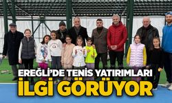 Ereğli’de Tenis Yatırımları İlgi Görüyor