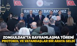 Zonguldak’ta bayramlaşma töreni: Protokol ve vatandaşlar bir araya geldi