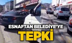 Esnaftan Belediye'ye tepki