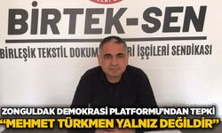 Zonguldak Demokrasi Platformu’ndan tepki: “Mehmet Türkmen yalnız değildir”
