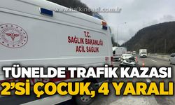 Bolu Dağı’nda zincirleme kaza: 2’si çocuk 4 yaralı