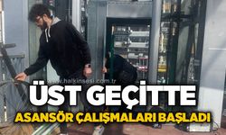 Üst geçit asansörüne kavuşuyor: Çalışmalar başladı!