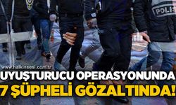 Uyuştucu operasyonunda 7 kişi gözaltına alındı