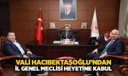 Vali Hacıbektaşoğlu’ndan İl Genel Meclisi Heyetine kabul