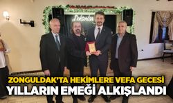 Zonguldak’ta hekimlere vefa gecesi: Yılların emeği alkışlandı