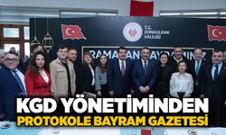 KGD Yönetiminden protokole Bayram Gazetesi