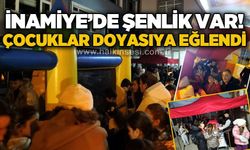 İnamiye'de şenlik var! Çocuklar doyasıya eğlendi