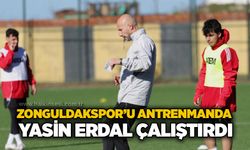 Zonguldakspor’u antrenmanda Yasin Erdal çalıştırdı
