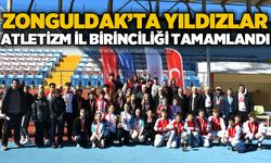 Zonguldak'ta Yıldızlar Atletizm İl Birinciliği tamamlandı...