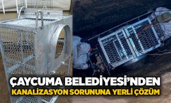 Çaycuma Belediyesi’nden kanalizasyon sorununa yerli çözüm