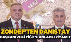 ZONDEF'ten Danıştay Başkanı Zeki Yiğit'e anlamlı ziyaret