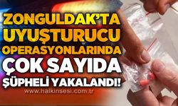 Zonguldak'ta uy*şturucu operasyonlarında çok sayıda şüpheli yakalandı!