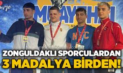 Zonguldaklı sporculardan 3 madalya birden!