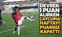 Devrek 1 puan alırken, Çaycuma haftayı puansız kapattı