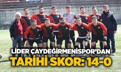 Lider Çaydeğirmenispor’dan tarihi skor: 14-0