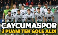 Çaycumaspor, 3 puanı tek gole aldı