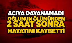 Acıya dayanamadı: Oğlunun ölümünden 2 saat sonra hayatını kaybetti