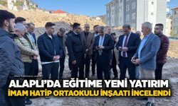 Alaplı’da eğitime yeni yatırım: İmam Hatip Ortaokulu inşaatı incelendi
