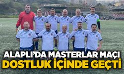 Alaplı’da Masterlar Maçı dostluk içinde geçti