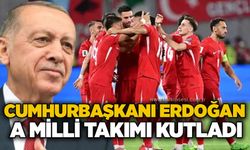 Cumhurbaşkanı Erdoğan A Milli Takımı kutladı