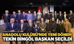 Anadolu Kulübü’nde yeni dönem: Tekin Bingöl Başkan seçildi