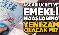 Asgari ücret ve emekli maaşlarına yeni zam olacak mı?