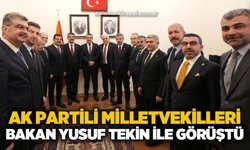 AK Partili Milletvekilleri Bakan Yusuf Tekin ile görüştü