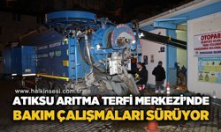 Atıksu Arıtma Terfi Merkezi'nde bakım çalışmaları sürüyor