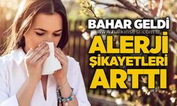 Bahar geldi, alerji şikayetleri arttı