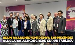 BEUN akademisyeni dünya sahnesinde! Uluslararası kongrede gurur tablosu