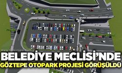 Belediye Meclisi'nde Göztepe Otoparkı Projesi görüşüldü