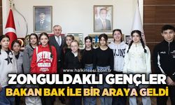 Zonguldaklı Gençler, Bakan Bak ile bir araya geldi...