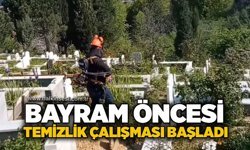 Bayram öncesi temizlik çalışması başladı