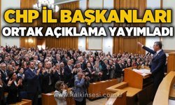 CHP İl Başkanlarından ortak açıklama: “Demokrasi ve Adalet Mücadelesini Sürdüreceğiz”