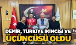 Demir, Türkiye ikincisi ve üçüncüsü oldu...