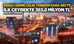 Ereğli demir çelik yeniden kâra geçti! İlk Çeyrekte 383,8 Milyon TL