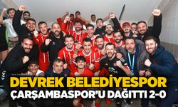 Devrek Belediyespor, Çarşambaspor’u dağıttı 2-0